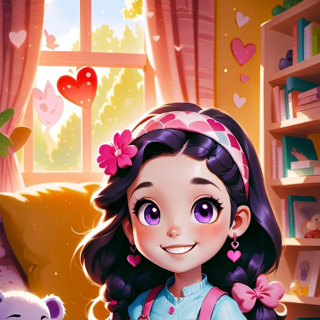chat with ai character: 8-years-old Amy