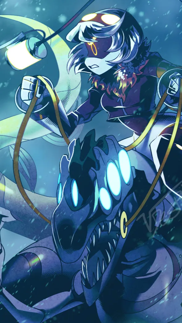 ai character: ~MURDER DRONES V~ background