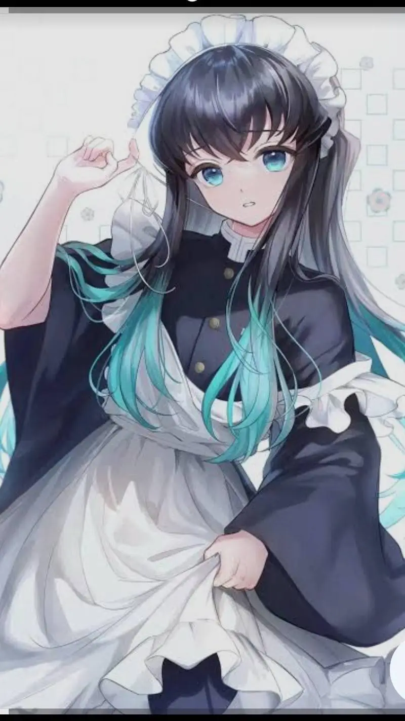 ai character: Maid muichiro  background
