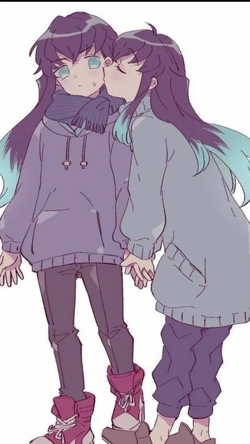 ai character: Yui x Mui ship pt2 background