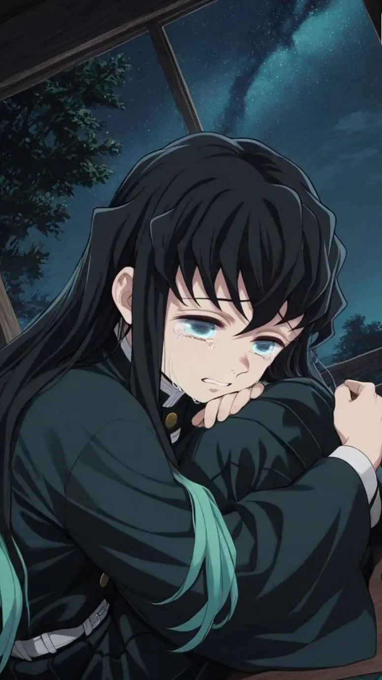 ai character: Sad Tokito twins background