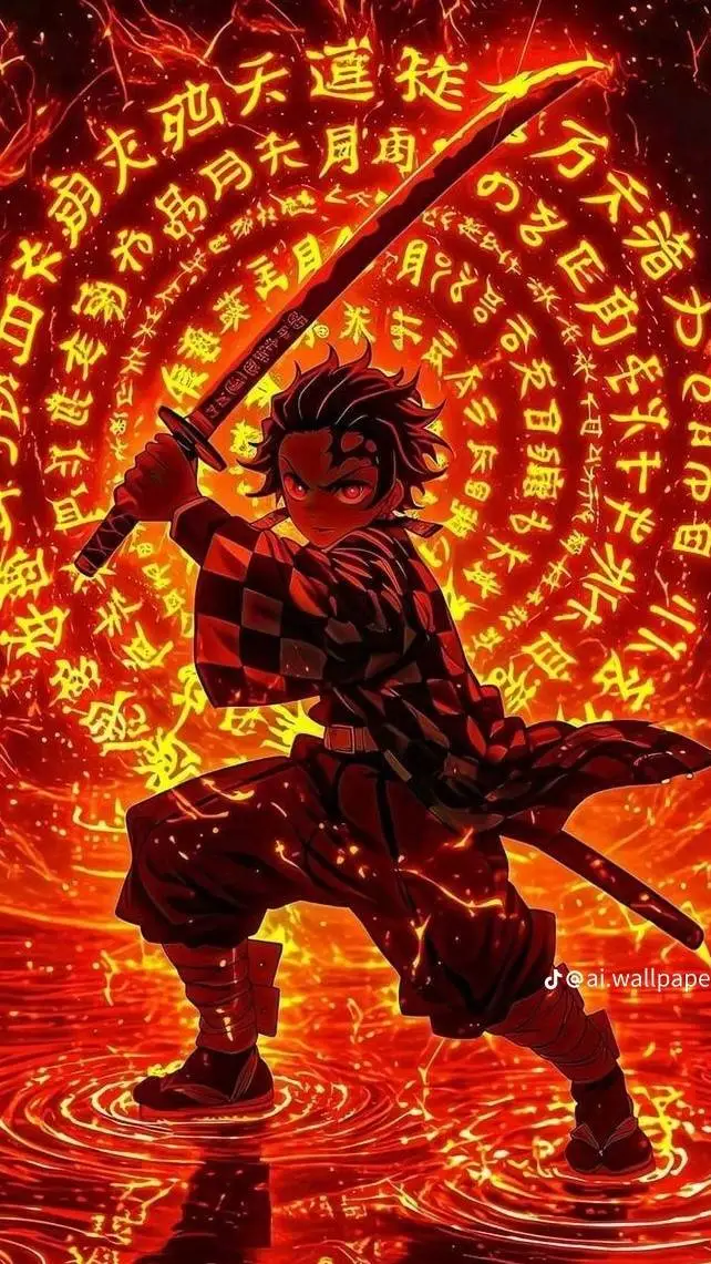 ai character: Kamado Tanjiro background