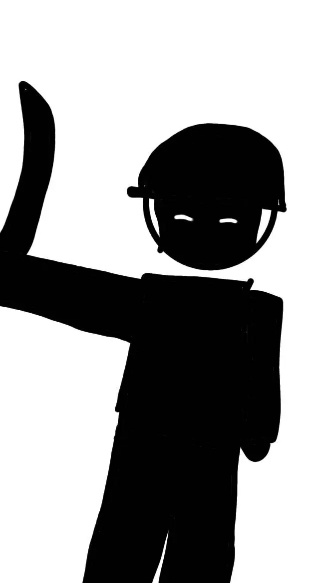 ai character: blacky child background