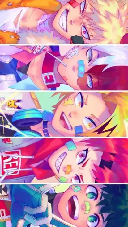 ai character: MHA idol background