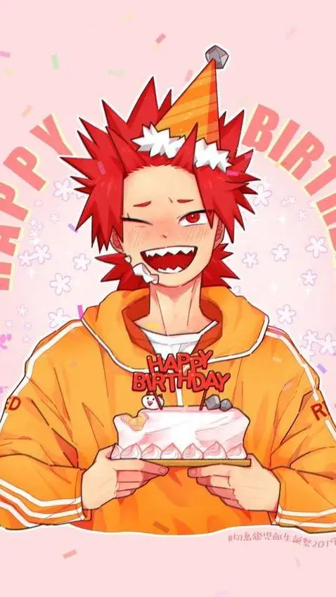 ai character: kirishima cumple background