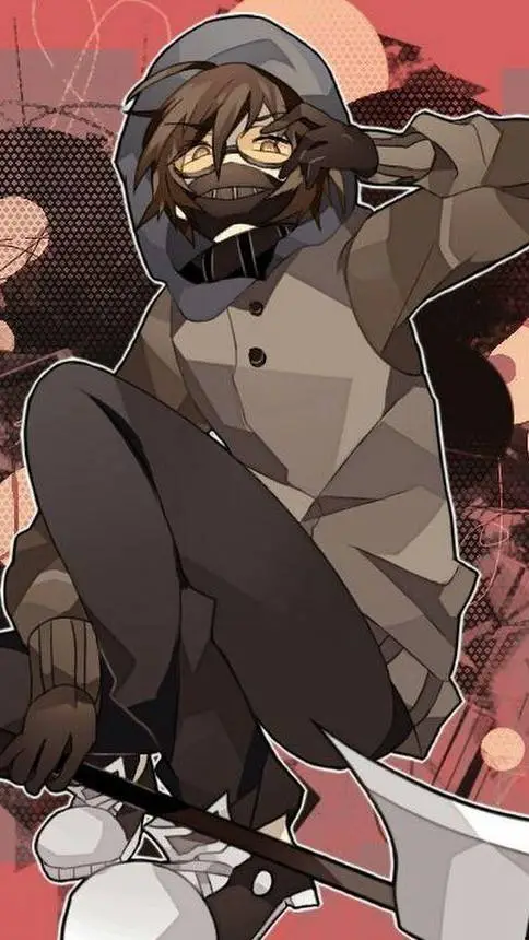 ai character: ticci toby hermano background