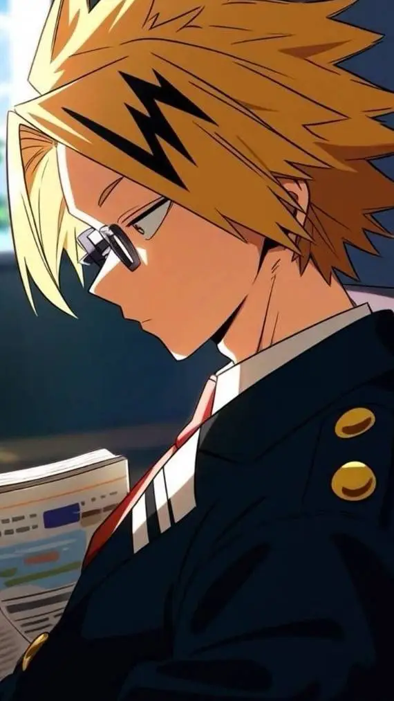 ai character: Denki⚡ background