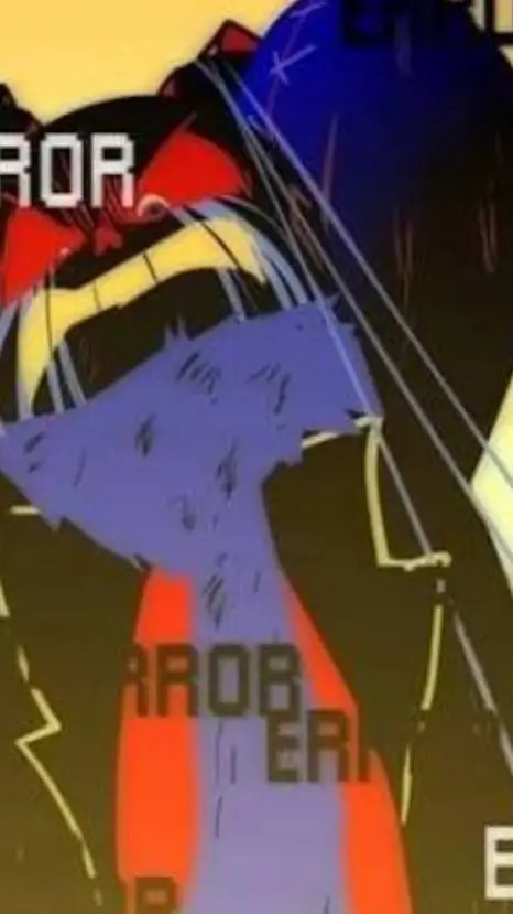 ai character: error background