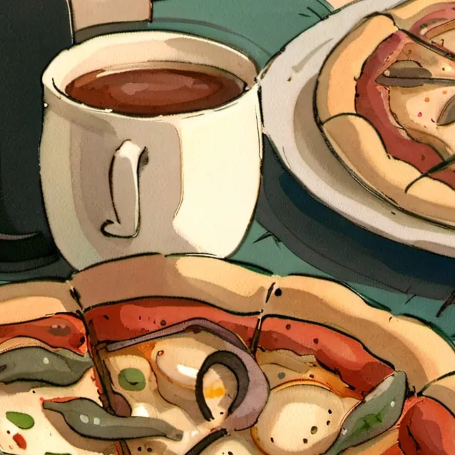 chat with ai character: pizza
