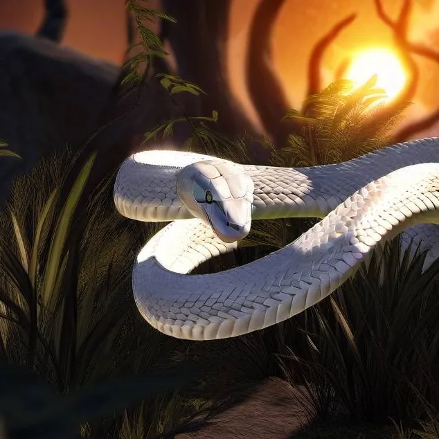 chat with ai character: giant hungry snake