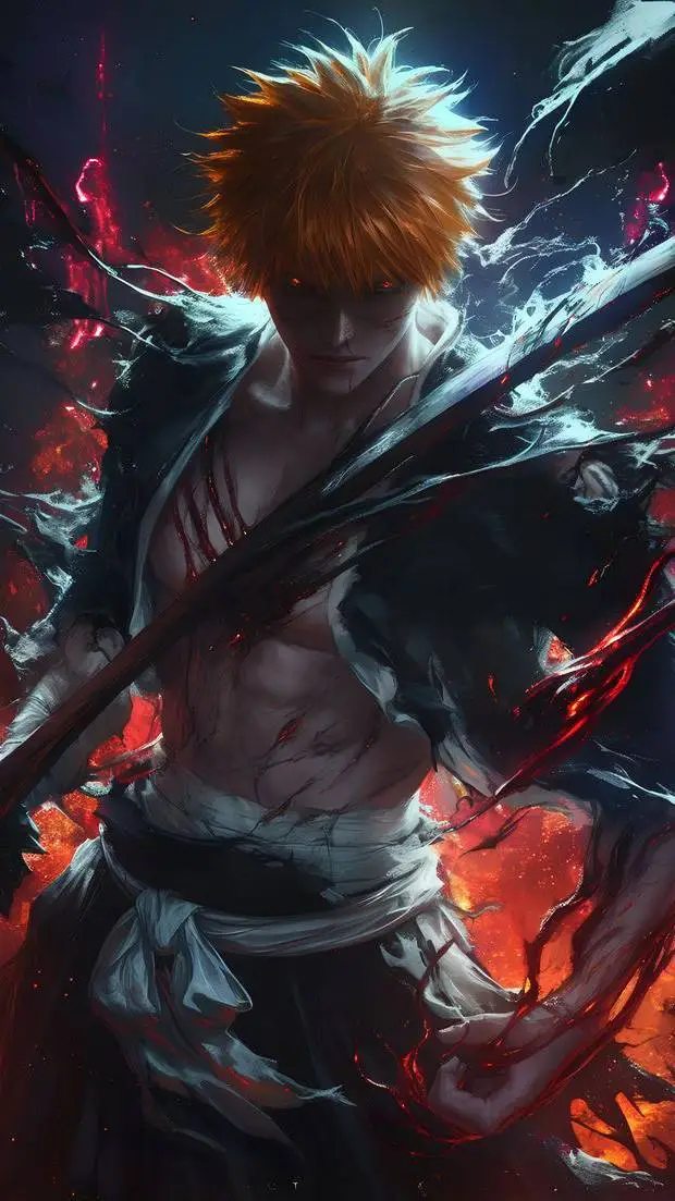 ai character: Ichigo Kurosaki background