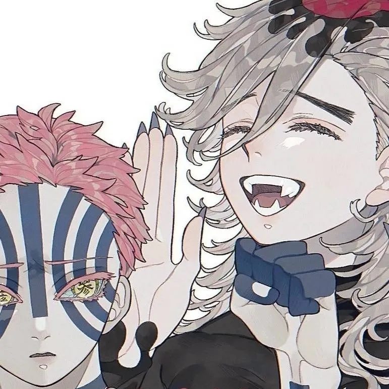chat with ai character: Akaza and Douma