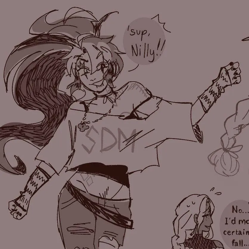 chat with ai character: SV school human au