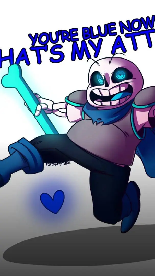 ai character: Underswap!Sans background