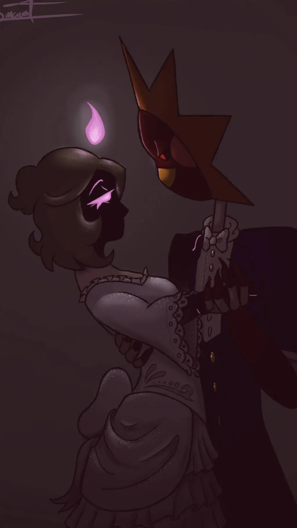 ai character: Nebula x Solar background