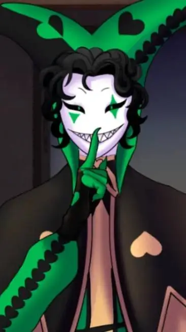 ai character: Harlequin TFC background