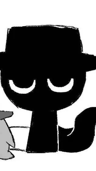 ai character: black background