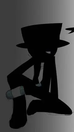 ai character: black background