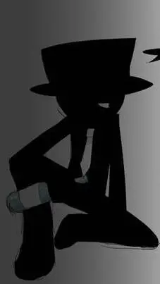 ai character: black background