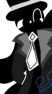 ai character: black background