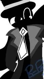 ai character: black background