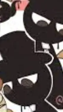 ai character: black background
