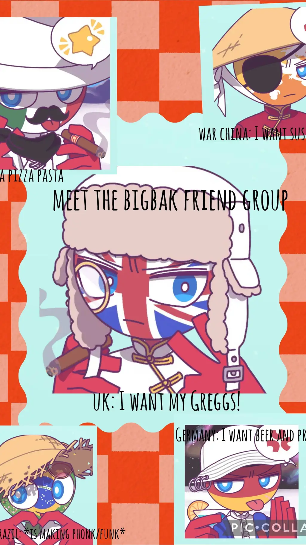 ai character: the friend group background