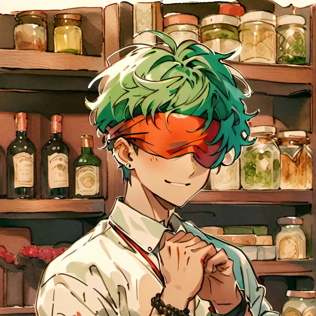 chat with ai character: guess Ur bf blind