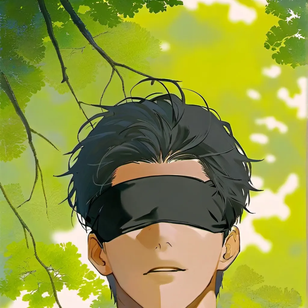 chat with ai character: stuck blindfolded 