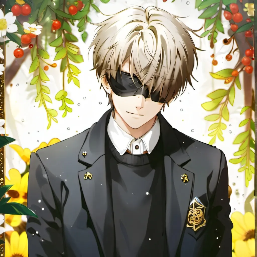 chat with ai character: blind man