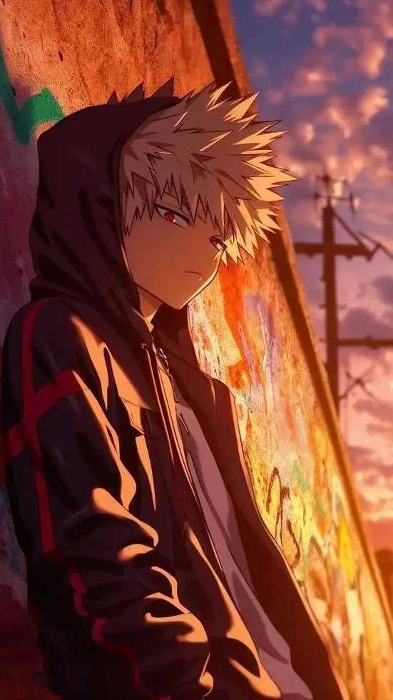 ai character: bakugou | children background