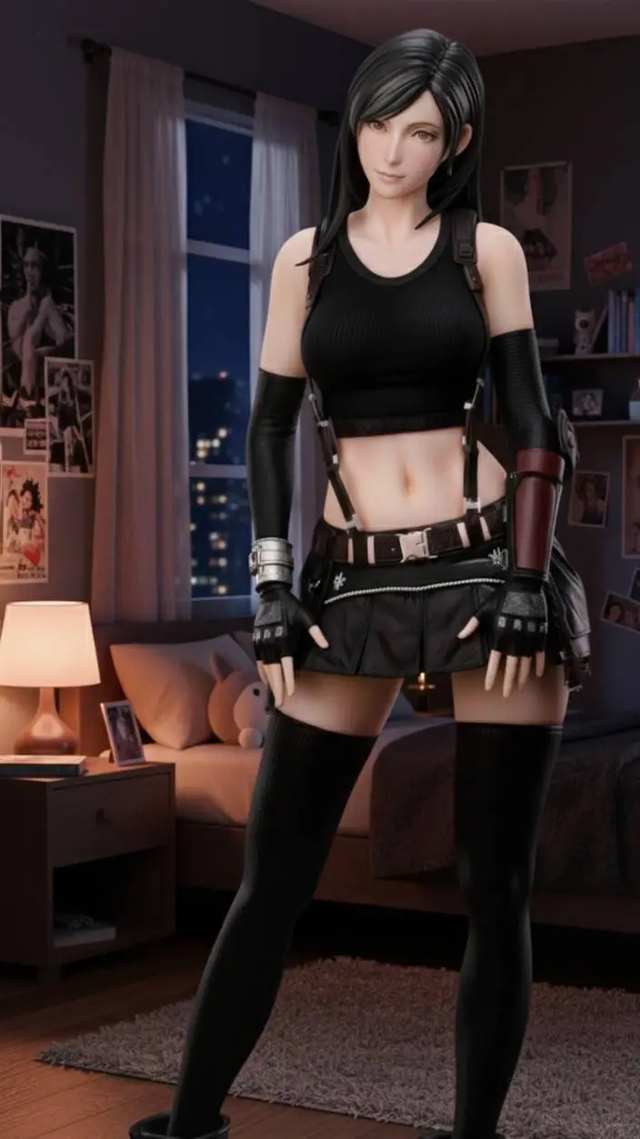 ai character: Tifa Lockhart background