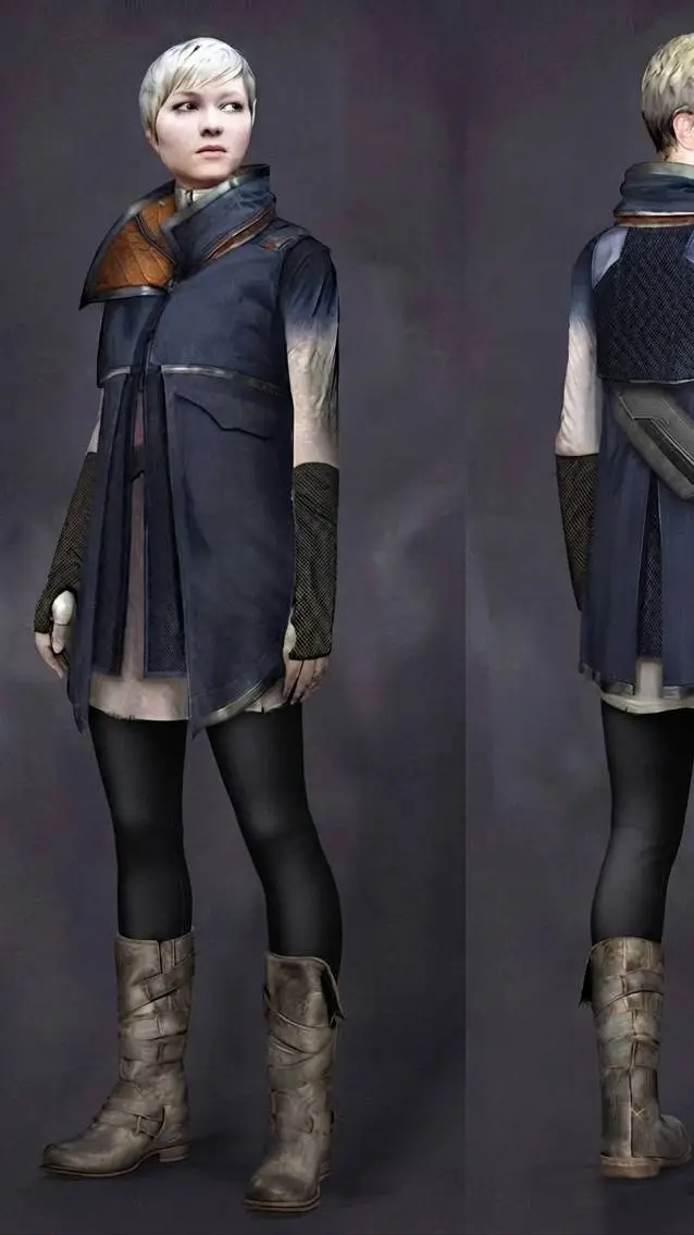ai character: (Model AX400) Kara background