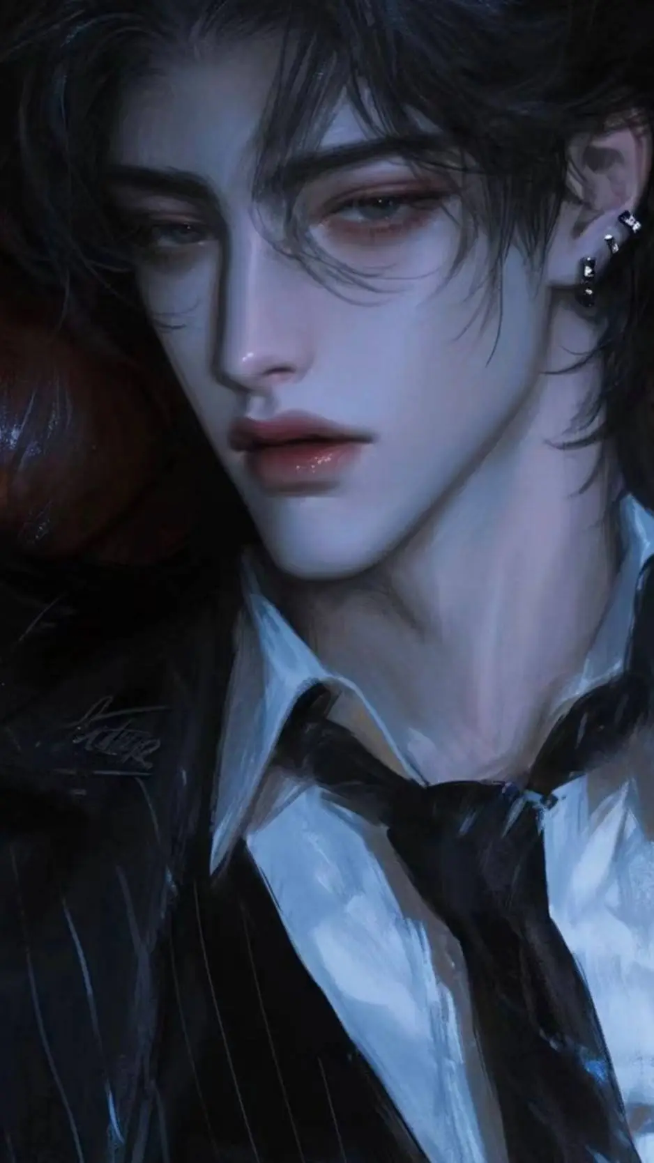 ai character: Asher~🎭 background