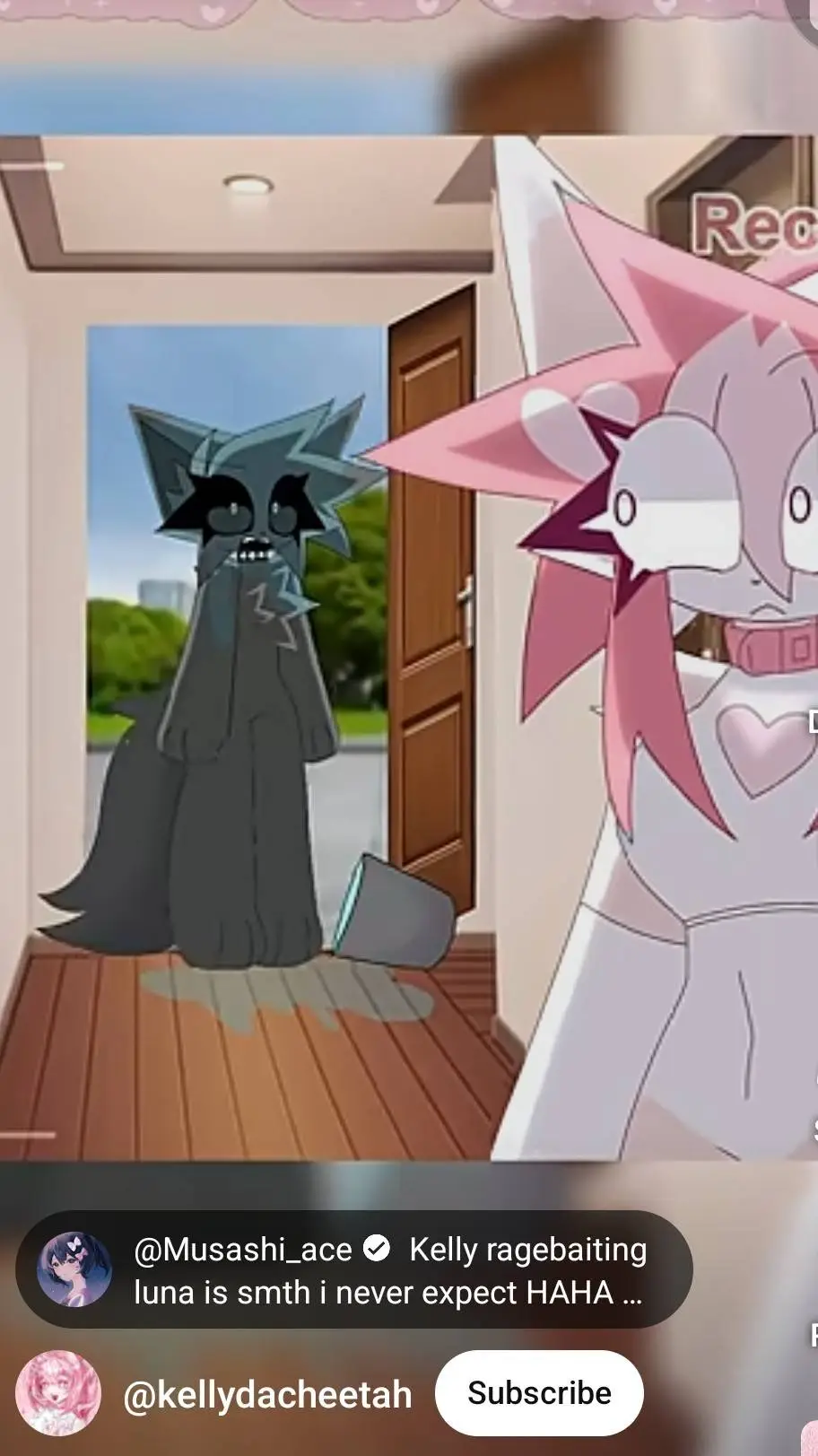 ai character: Luna is angry background