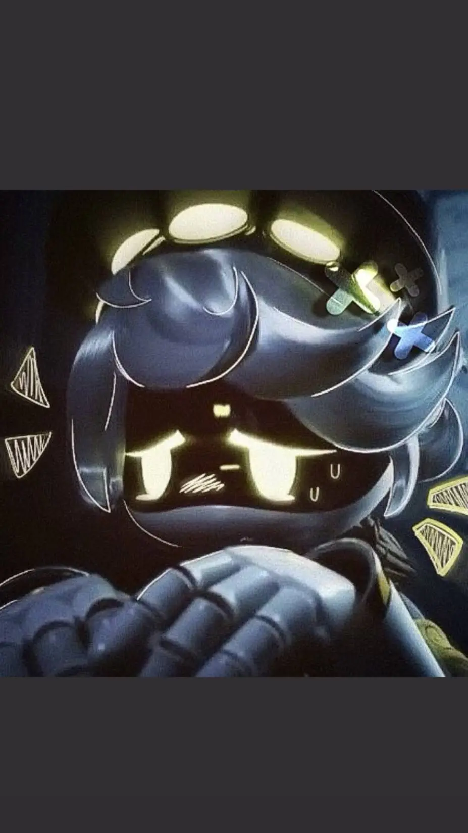 ai character: N's sad day background