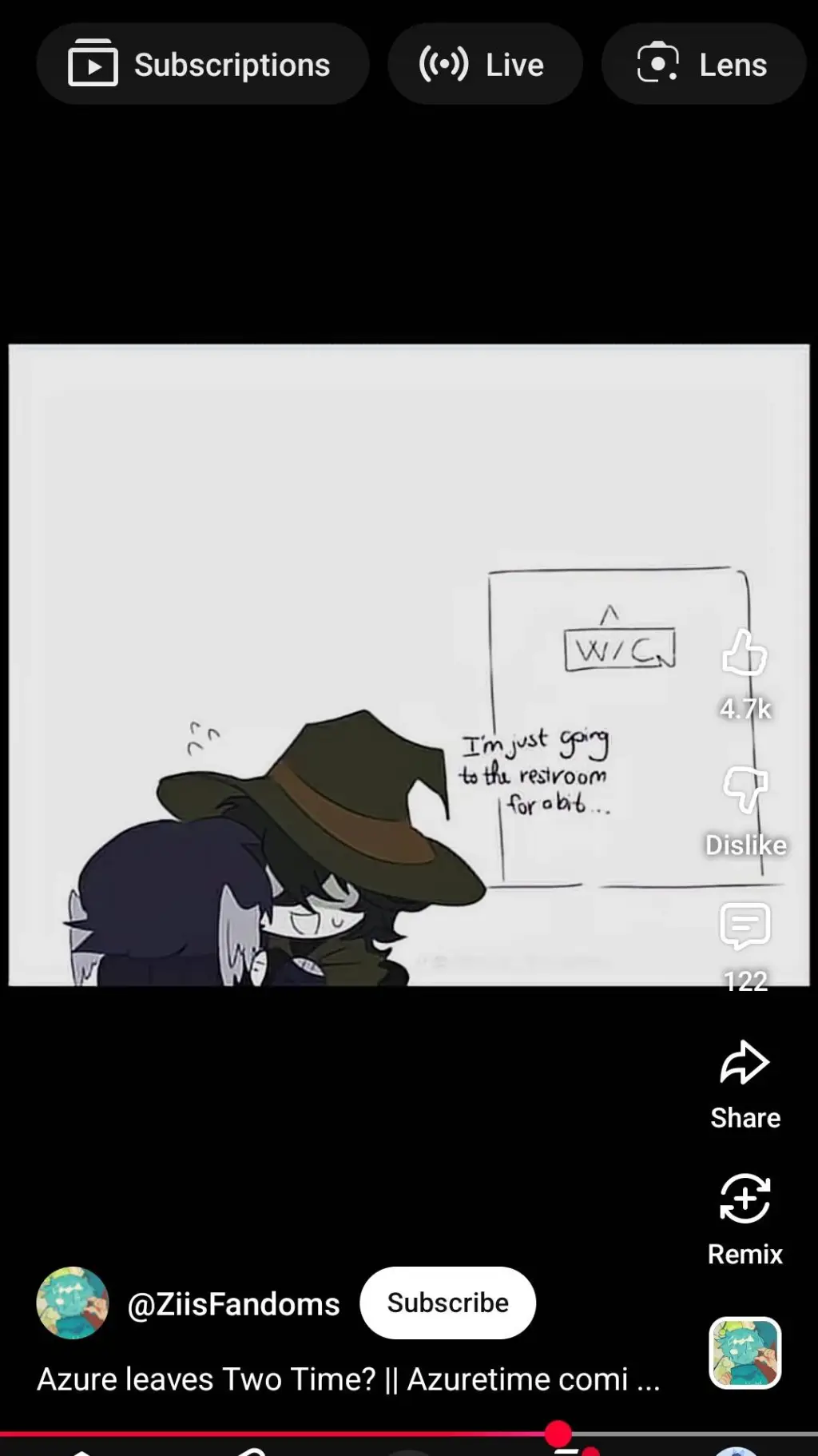 ai character: From Ytube vid background