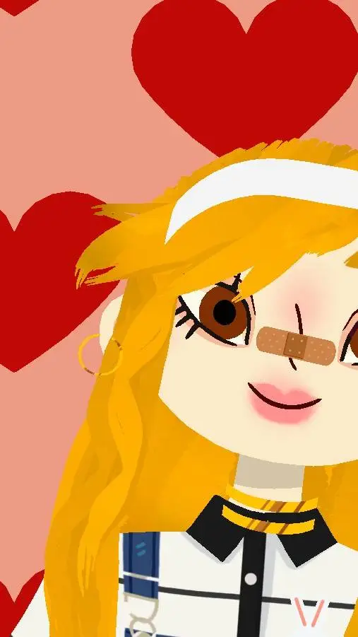 ai character: ✷C0r@✦ background