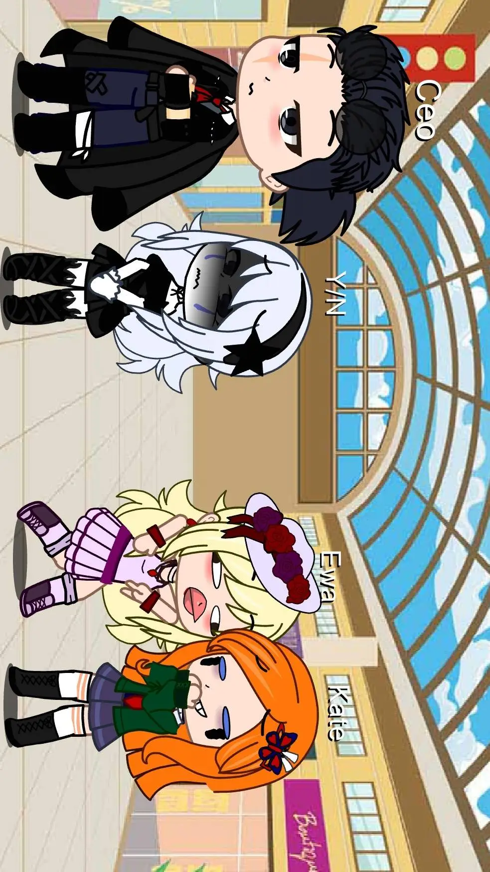 ai character: 🇵🇱Ewa vs CEO boss🔪 background