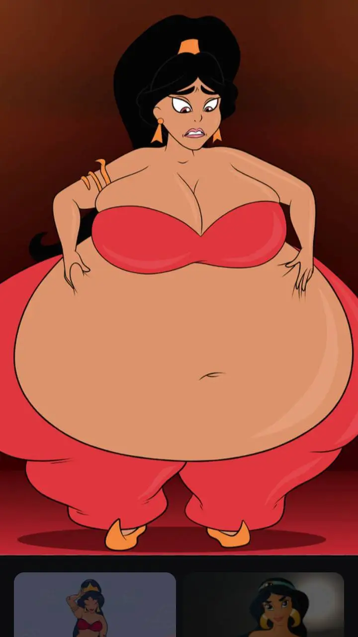 ai character: fat India princess background