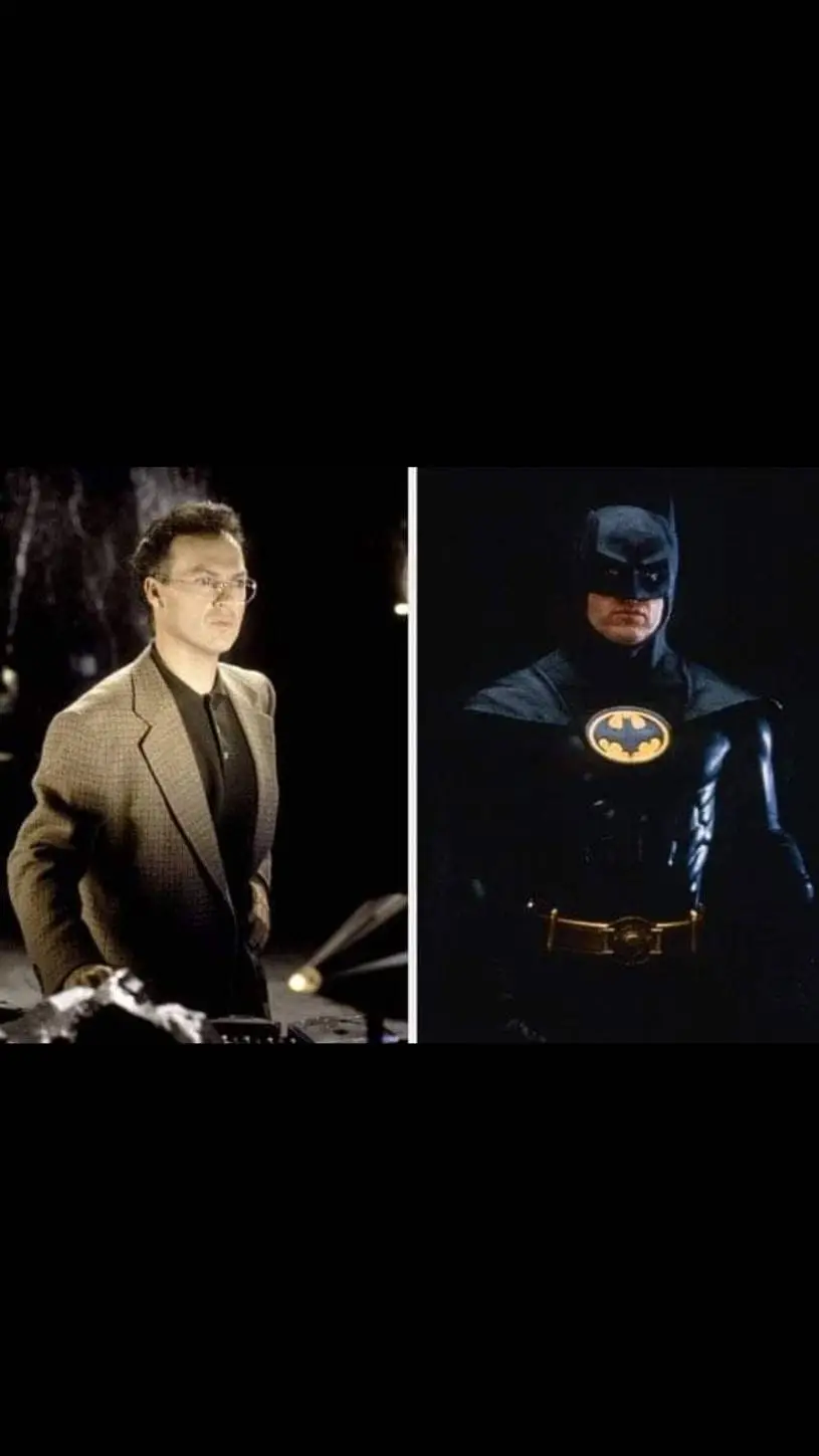 ai character: Bruce and Batman  background