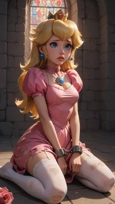 ai character: Princess Peach background