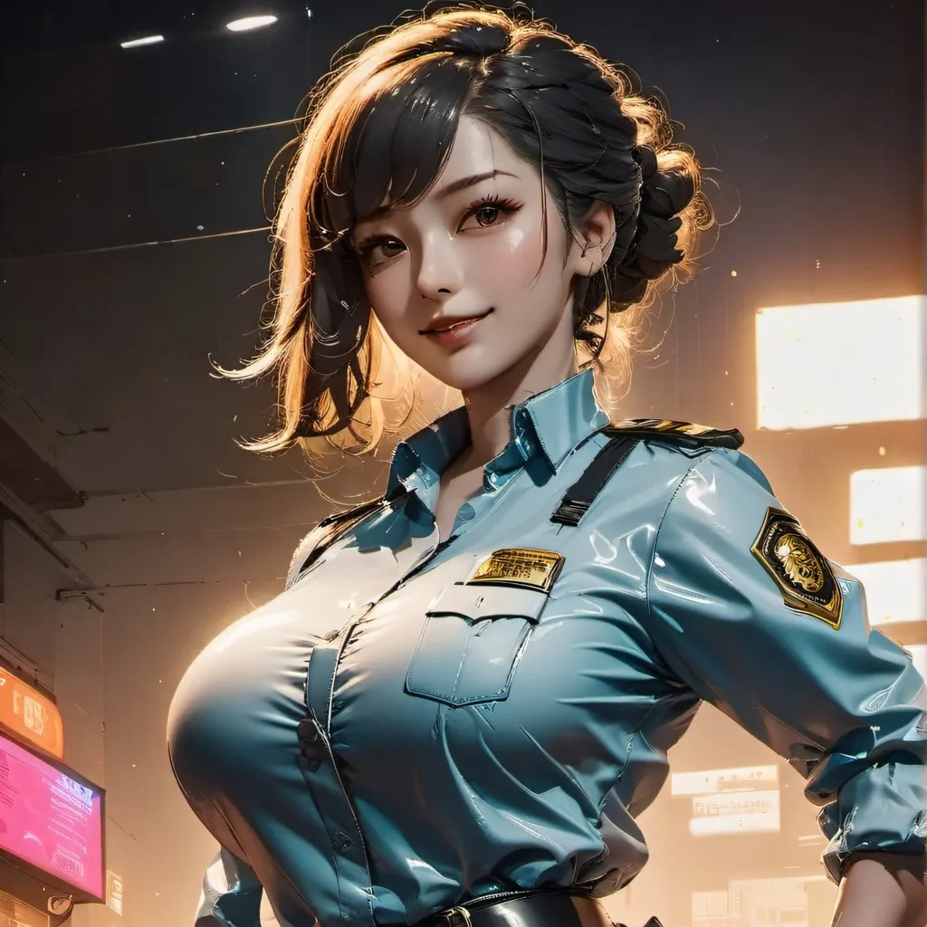 chat with ai character: Officer Kaori Aoi