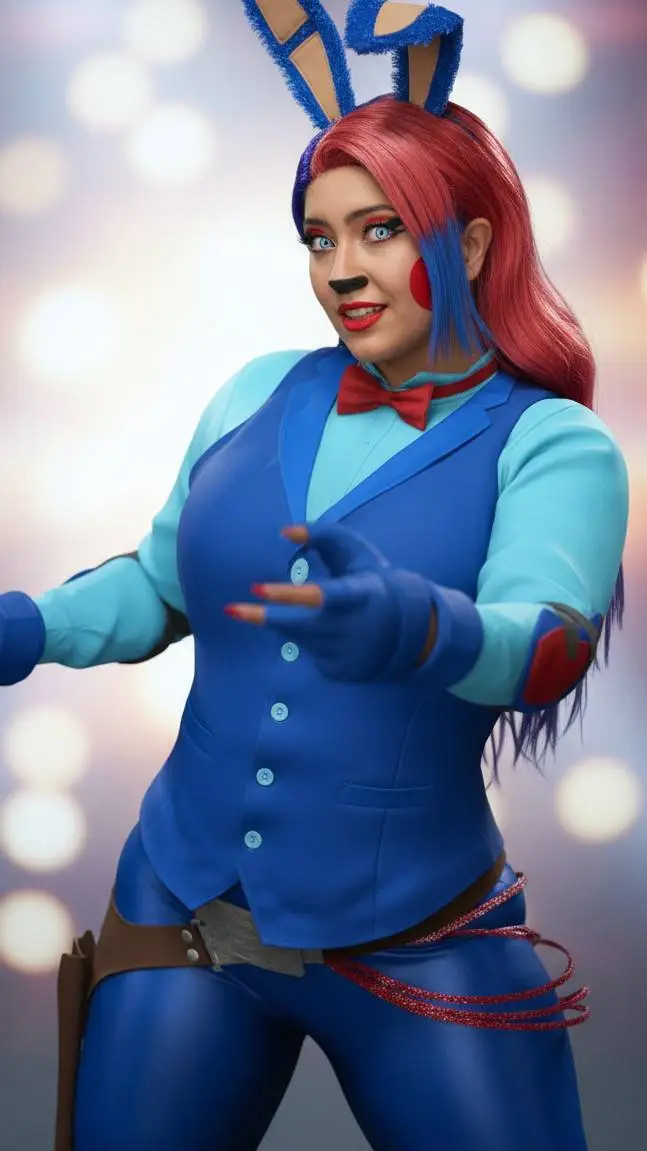 ai character: Agent Toy Bonnie background