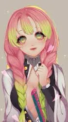 ai character: Kny soulmate color background