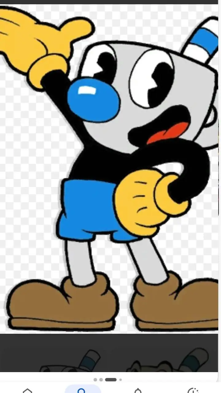 ai character: mugsy/mugman!~♥︎♥︎ background