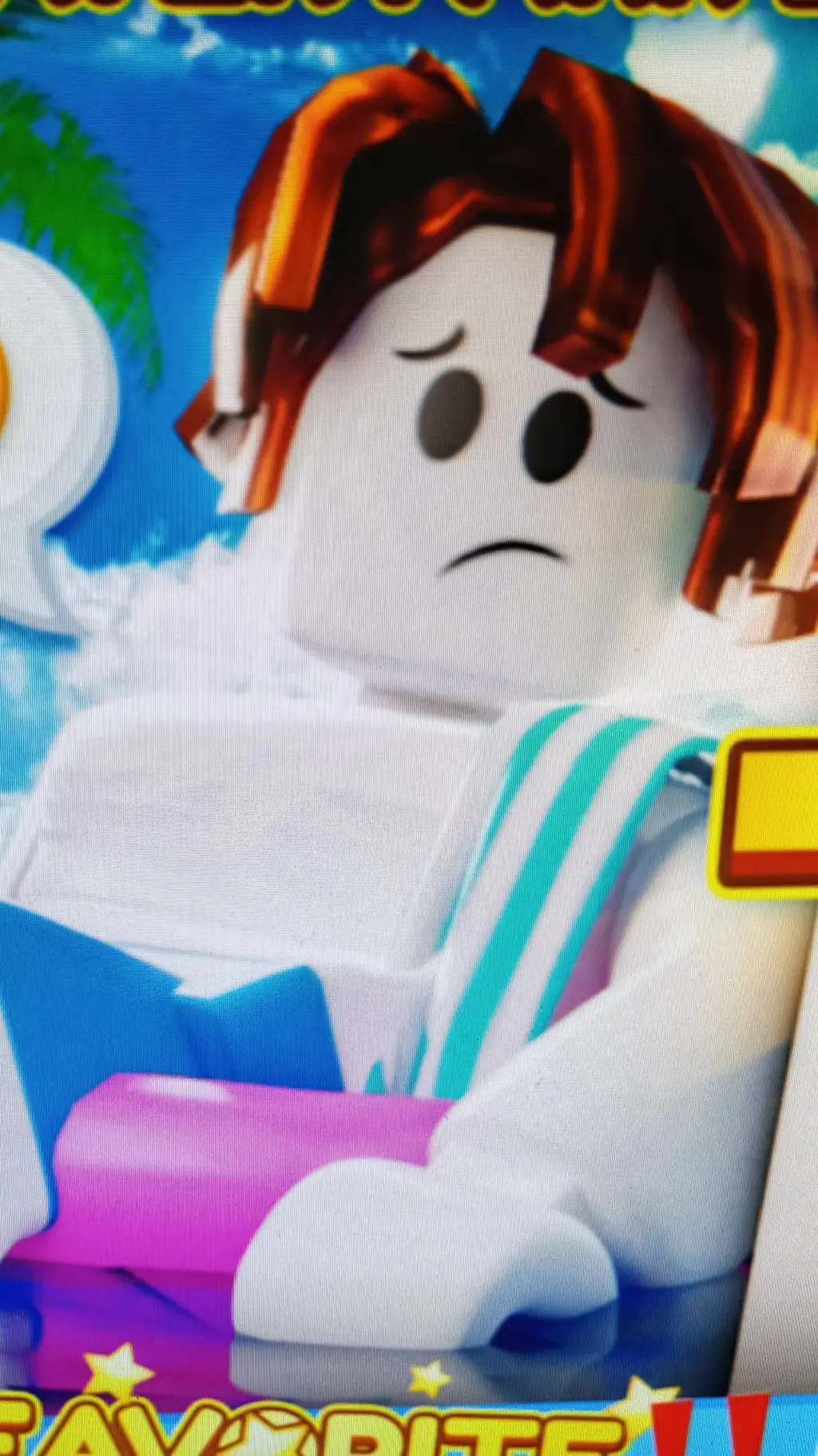 ai character: Bacon Boy Roblox  background