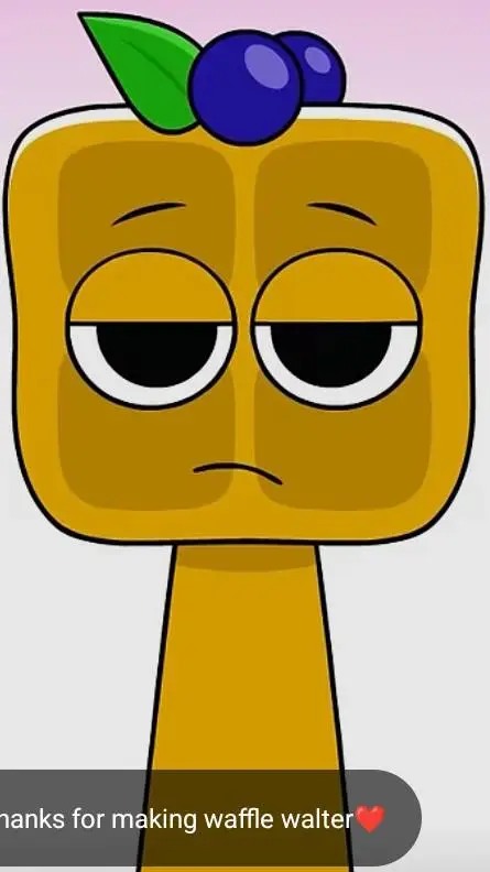 ai character: Waffle Walter  background