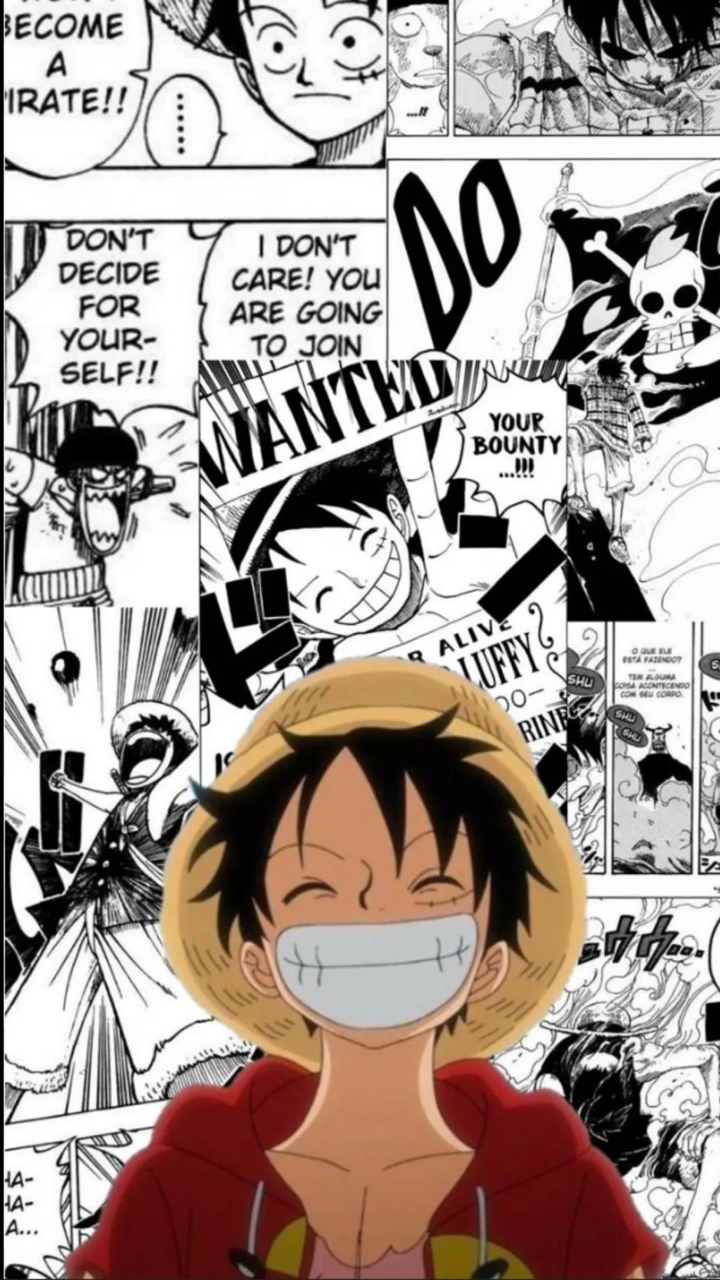 ai character: Luffy D monkey  background