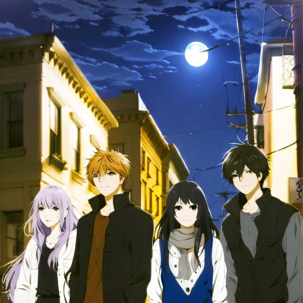 chat with ai character: Night at city 